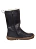 kmins Leder-Winterstiefel in Dunkelblau
