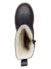 kmins Leder-Winterstiefel in Dunkelblau