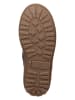 kmins Leder-Winterstiefel in Dunkelblau
