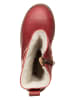 kmins Leder-Winterstiefel in Rot