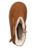 kmins Leder-Winterboots in Hellbraun