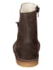 kmins Leren winterboots donkerbruin