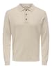 ONLY & SONS Koszulka polo "Loui" w kolorze beżowym