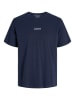 Jack & Jones 3er-Set: Shirts in Weiß/ Dunkelblau/ Schwarz