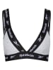 Reebok Biustonosz sportowy "Dotty" w kolorze czarno-szarym