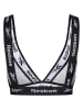Reebok Biustonosz sportowy "Dotty" w kolorze czarno-szarym