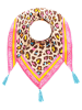 Zwillingsherz Driehoekige sjaal "Bunter Leo" meerkleurig - (L)200 x (B)95 cm