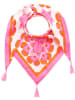 Zwillingsherz Driehoekige sjaal "Ornamente" meerkleurig - (L)200 x (B)95 cm