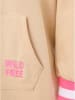 Zwillingsherz Sweatjurk "Wild Free" oranje/roze