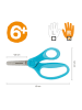 Fiskars Kinderschaar lichtblauw - (L)13 cm - vanaf 6 jaar
