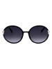 Escada Damen-Sonnenbrille in Schwarz-Gold/ Dunkelblau