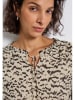 Street One Bluse in Beige/ Schwarz
