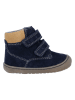Richter Shoes Leder-Sneakers "Maxi" in Dunkelblau/ Beige