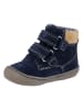Richter Shoes Leder-Sneakers "Maxi" in Dunkelblau/ Beige