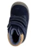 Richter Shoes Leder-Sneakers "Maxi" in Dunkelblau/ Beige