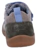Richter Shoes Leren barefootschoenen "Samy" grijs/lichtblauw