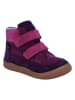 Richter Shoes Leder-Barfußschuhe "Samy" in Lila/ Pink
