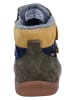 Richter Shoes Skórzane buty w kolorze granatowo-żółto-oliwkowym do chodzenia na boso