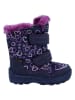 Richter Shoes Winterstiefel "Freestyle" in Dunkelblau/ Lila
