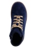 Richter Shoes Skórzane botki "1893" w kolorze granatowym