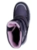 Richter Shoes Kozaki zimowe "Husky" w kolorze granatowo-fioletowym
