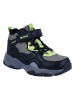 Richter Shoes Trekkingboots "Jamie" in Schwarz/ Grau/ Limette