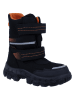 Richter Shoes Kozaki zimowe "Davos" w kolorze czarno-pomarańczowym