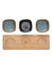 Homla 4-delige serveerset "Rambla" meerkleurig - (L)29 x (B)9,5 cm