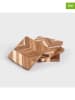 Homla 4er-Set: Untersetzer ''Mooka'' in Braun - (L)10 x (B)10 cm