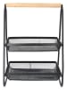 Homla Etagere ''Gridio'' in Schwarz - (B)51 x (H)38 x (T)25 cm