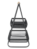Homla Etagere ''Gridio'' in Schwarz - (B)51 x (H)38 x (T)25 cm
