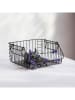 Homla Opbergmand "Eyre" zwart - (B)30 x (H)14 x (D)30 cm