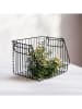 Homla Opbergmand "Eyre" zwart - (B)29 x (H)20 x (D)21 cm