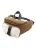 MaxiMo Bauchtasche in Braun/Ecru - (B)37 cm - (H)14 cm