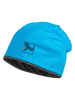 MaxiMo Wende-Beanie in Blau/Grau