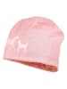 MaxiMo Dwustronna czapka beanie w kolorze jasnoróżowym