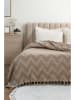 Colourful Cotton Tagesdecke "Naomi" in Beige