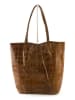 Marlon Leder-Shopper in Camel - (B)37 x (H)40 x (T)12 cm