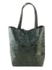 Marlon Skórzany shopper bag w kolorze ciemnozielonym - 37 x 40 x 12 cm