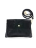 Marlon Leder-Umhängetasche "Patty" in Schwarz - (B)20 x (H)14 x (T)6 cm