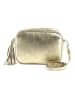 Marlon Leder-Umhängetasche "Novo" in Gold - (B)24 x (H)18 x (T)8 cm