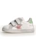 Naturino Leder-Sneakers "Pinn" in Weiß/ Rosa/ Grün