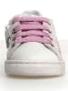 Naturino Leder-Sneakers in Weiß/ Rosa