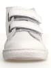 Naturino Skórzane sneakersy w kolorze białym ze wzorem