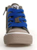 Naturino Sneakersy "Cipria" w kolorze oliwkowo-niebieskim
