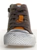 Naturino Leder-Sneakers in Khaki/ Hellbraun