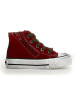 Naturino Leder-Sneakers in Blau/ Rot
