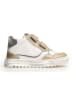 Naturino Leren sneakers goudkleurig/zilverkleurig/wit