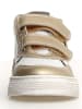 Naturino Leren sneakers goudkleurig/zilverkleurig/wit
