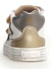 Naturino Leren sneakers goudkleurig/zilverkleurig/wit